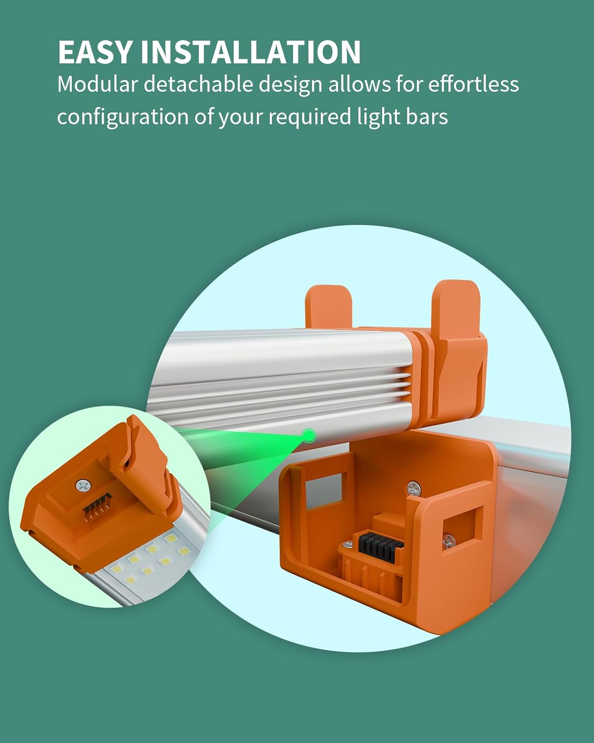 Grow Light, LED Modular 720W Grow Lights for Indoor Plants Full Spectrum Seed Starting Seedlings Vegetable, Scalable & Linkable Daisy Chain Dimmable 5x5ft Plant Light