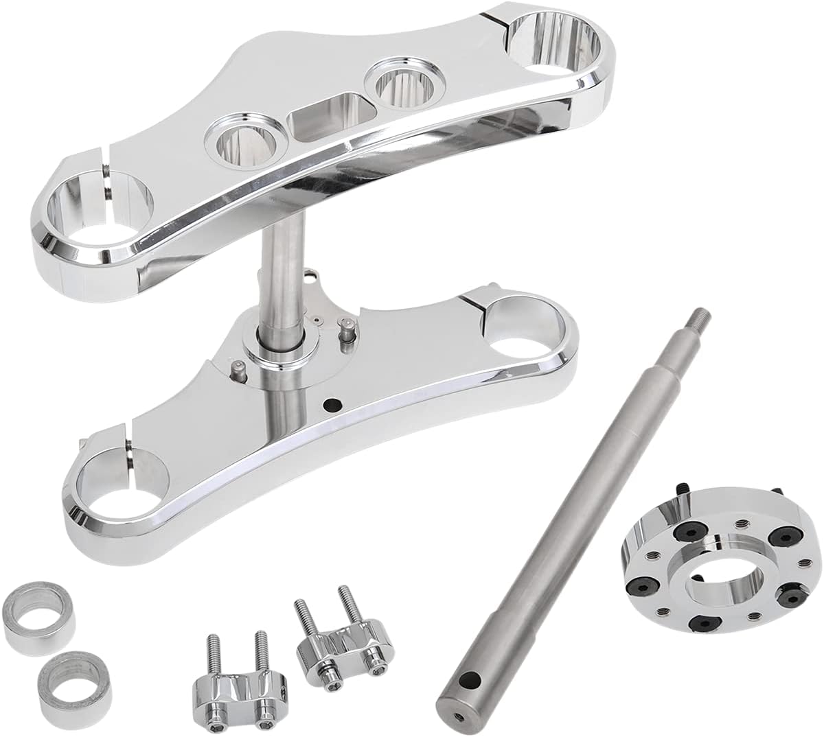 Accutronix Elite Smooth Chrome 49mm Triple Trees TWD349ESCK8