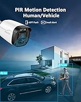 Vista 3 de Full HD 5MP Definition Wired Security Camera System Outdoor Home Video Surveillance Cameras CCTV Camera Security System Outside Surveillance Video