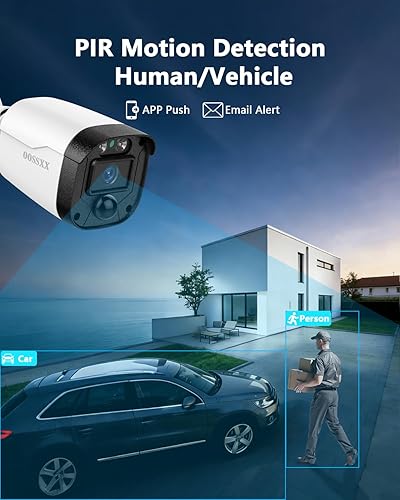 Miniatura 3 de Full HD 5MP Definition Wired Security Camera System Outdoor Home Video Surveillance Cameras CCTV Camera Security System Outside Surveillance Video