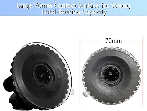Miniatura 5 de Soporte de ventosa para parabrisas para pantalla de monitor de 7, 9, 10.1, 10.36 pulgadas, fija el monitor en el tablero del salpicadero del