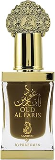 My Perfumes OUD AL FARIS from ARABIYAT Non Alcoholic Attar or Concentrated Perfume Oil for Men and Women 12ml