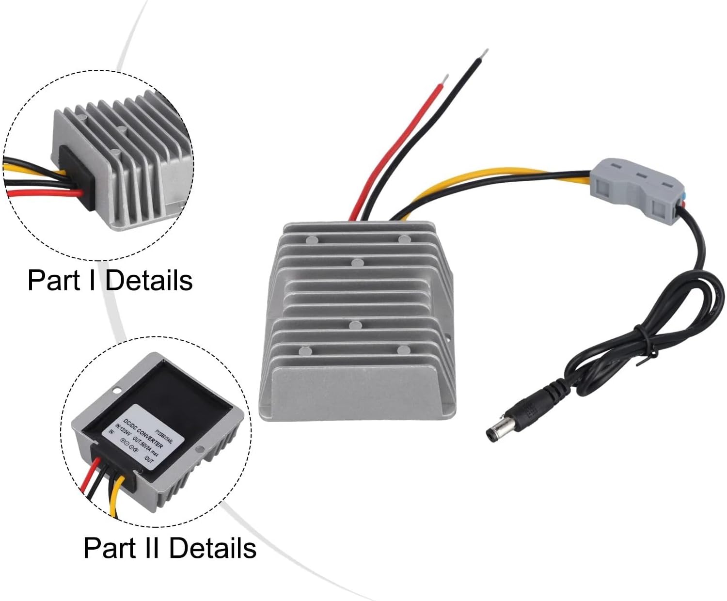 12V to 56V Power Converter Step Up Power Adapter 3A Voltage Regulator Step-up Power Module for Starlink for Gen 3 Router