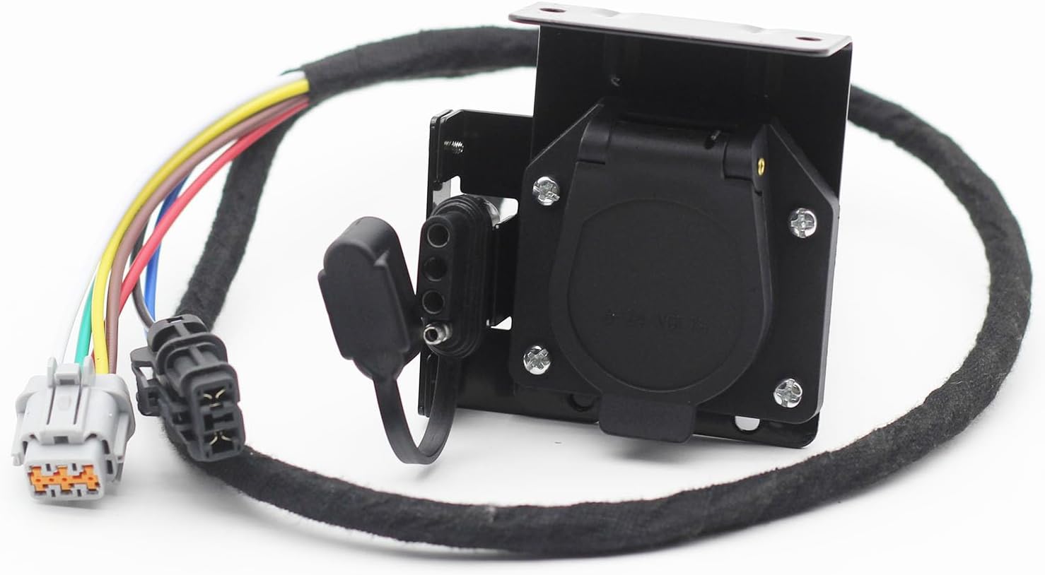 Wzytshun 4-Way Flat to 7-Way RV Trailer Wiring Harness for 2005-2023 Nissan Frontier, Pathfinder, Xterra & Suzuki Equator - Plug & Play