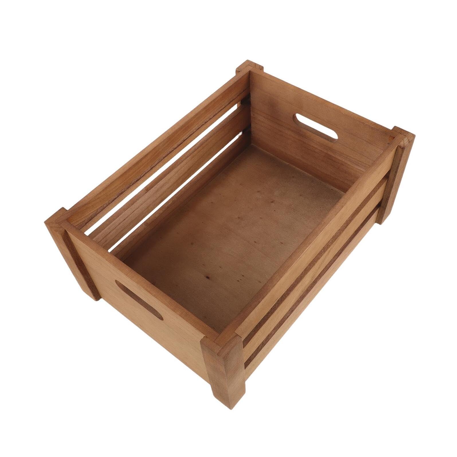 Drewniana płyta winylowa Sto Box, Lar nizer 35 x 25 x 15 cm, uchwyt na album i CD Sto do użytku domowego i biurowego, ekspozycja na kolekcję muzyki