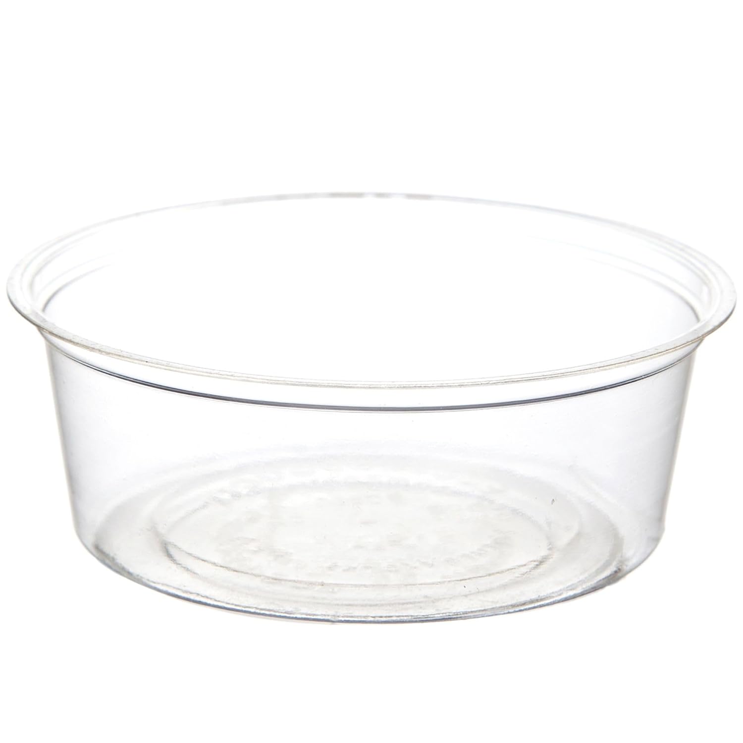 ECO PRODUCTS Compostable Clear PLA Plastic 2oz Portion Cups, Case of 2000, Round Cold Food Containers, Renewable Plant-Based, Lid Sold Separately, Disposable
