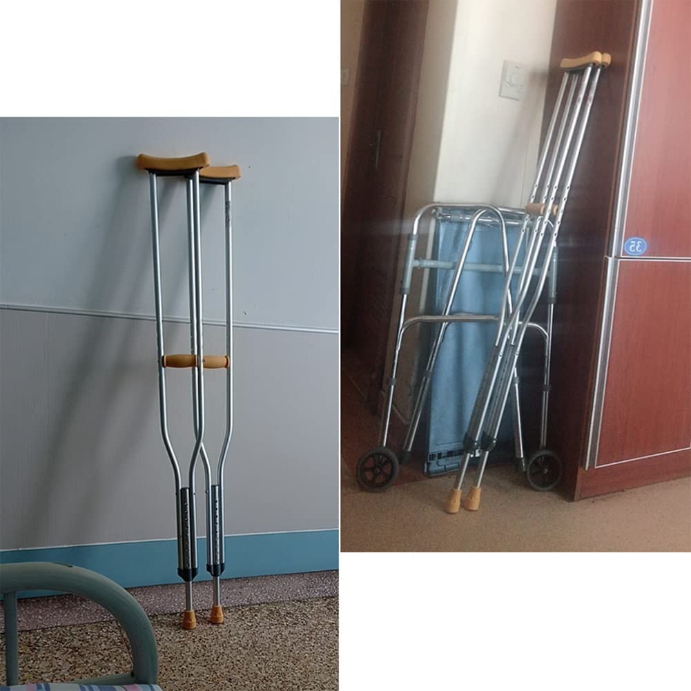 Kule dla dorosłych Pod pachami 1 para aluminiowych kul pod pachy Kule dla dorosłych, regulowana wysokość, kule, chodziki o kulach Idealne w podróży lub w pracy Keep it in mind