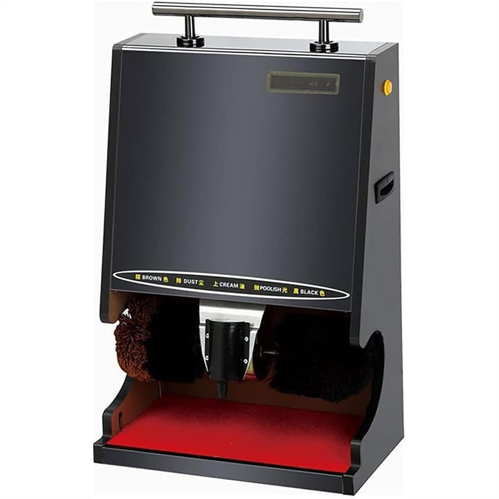 Cireuse À Chaussures Automatique, Machine À Cirer Les Chaussures Électrique Domestique avec Écran Tactile Intelligent, Induction Automatique Et Essuyage Rapide en 5 Secondes pour Hôtel, Bureau