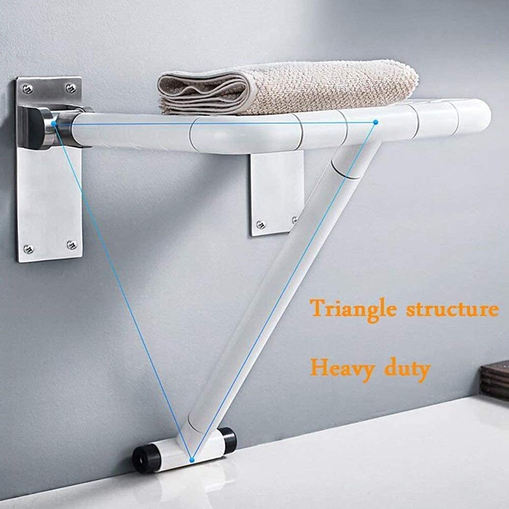 Asiento de Ducha abatible montado en la Pared Taburetes de baño/Ducha Plegables, Base de Acero Inoxidable, Asiento de Ducha montado en la Pared/Silla for Ancianos/discapacitados/Embarazadas, Taburete