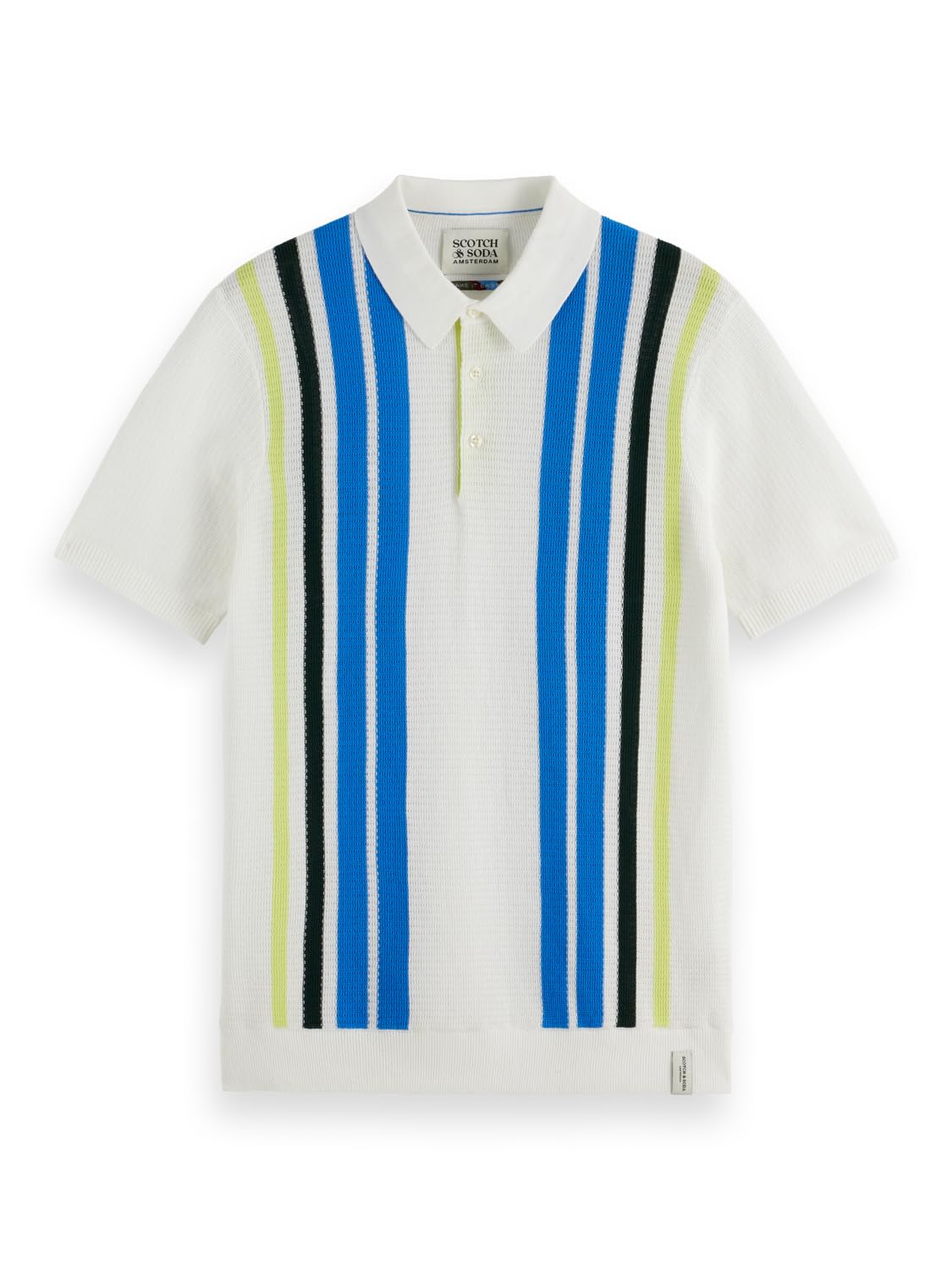 Scotch & Soda Herren Knitted Polo Shirt Polohemd