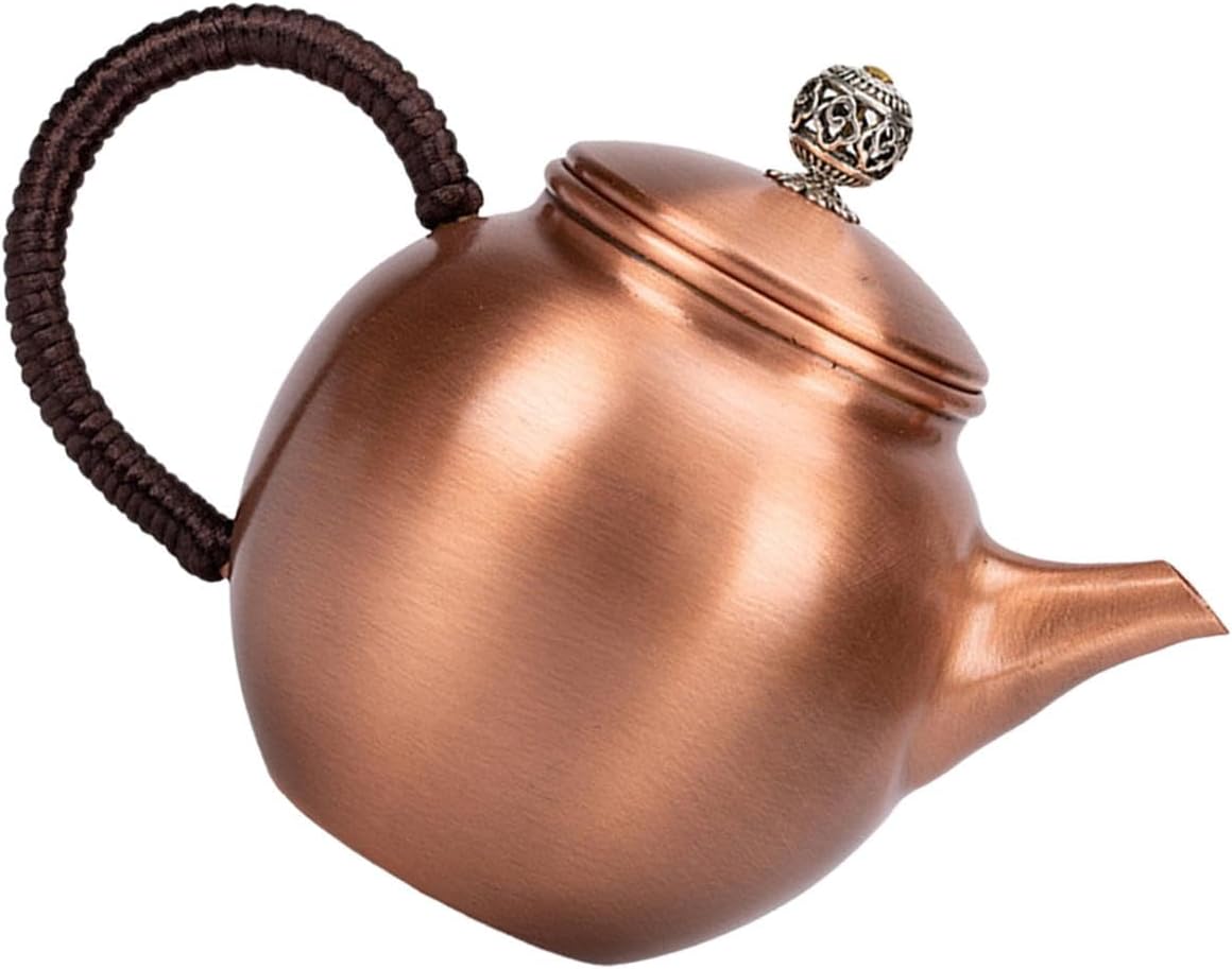 Copper Tea Kettle 300ml Brass Tea Kettle for Camping Living Room Tea Room