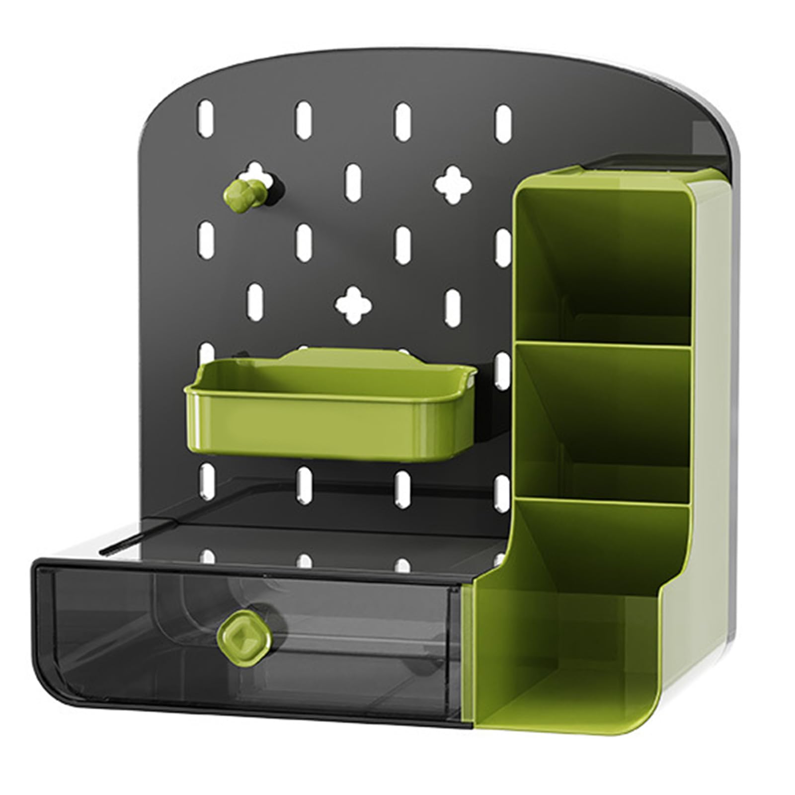 Limtula PET Desktop Organizers Drawers Pegboard Designs Makeup Pen Storage School Supplies Home Desk Accessories Multifunctional Desktop Storage