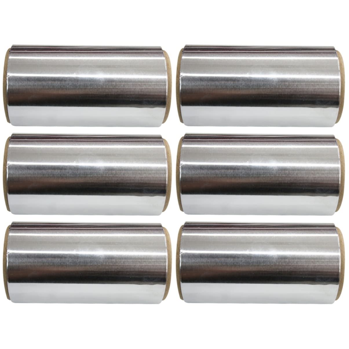 VALICLUD Stagnola per Parrucchieri 6 Rotoli 3.35X275.59In Carta Stagnola per Meches Colorazione Capelli Strumento per Lo Styling Professionale Salone Barbiere Uso Domestico