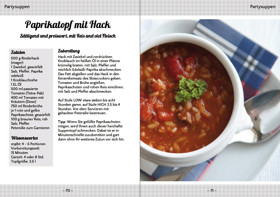 52 Wochen - 52 Suppen: Eintöpfe und Suppen zeitsparend zubereiten mit Slowcooker, Crockpot & Schongarer
