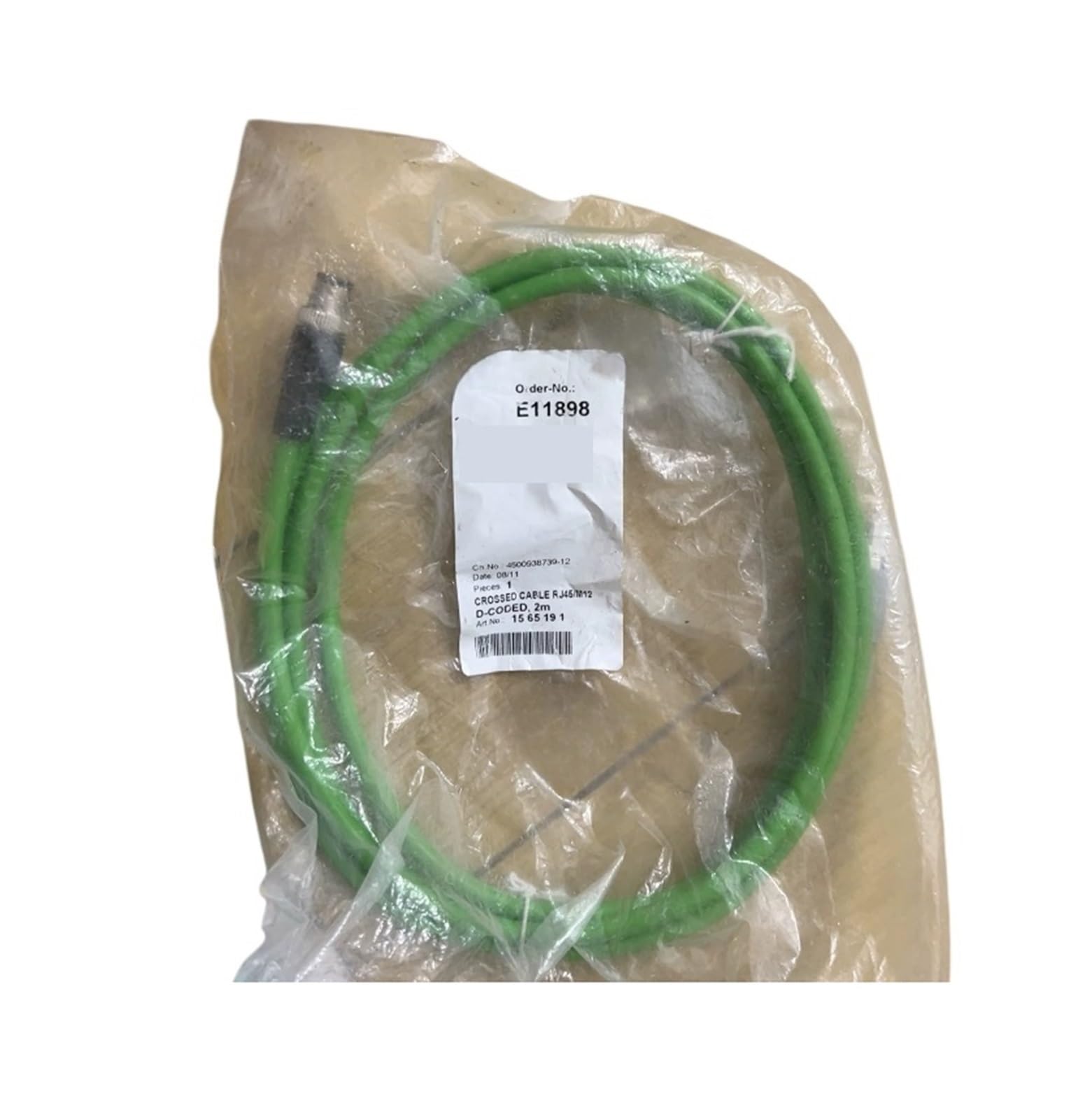 Câble de connexion E11898 2M M12 robuste de haute précision pour robotique