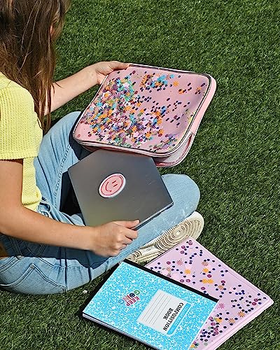 Funda para Laptop con Confeti Floral Rosa miniatura 6