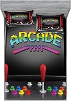 Vista 142 de Ambesonne Island Map - Juego de sábanas bajeras y fundas de almohada, mapa del tesoro súper detallado, diseño de piratas rústicos grungy, tema