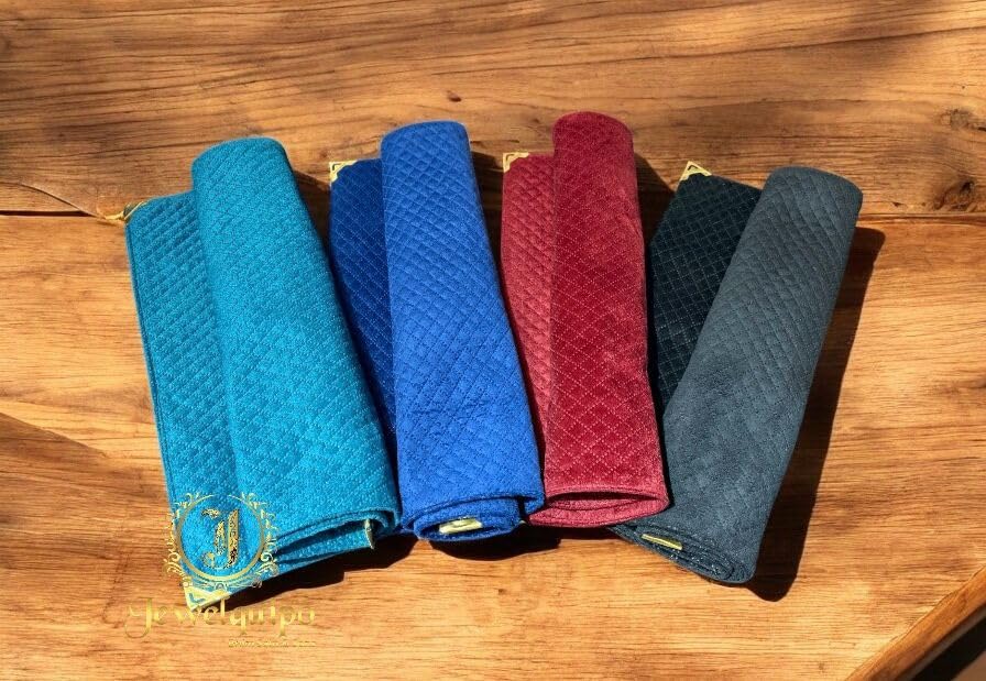 Jewellery Display Cloth, Suede Barfi Display Counter Cloth For Ring, Earring, Bangle, Jewelry Organizer, 18x24 Inch, Maroon-image-15