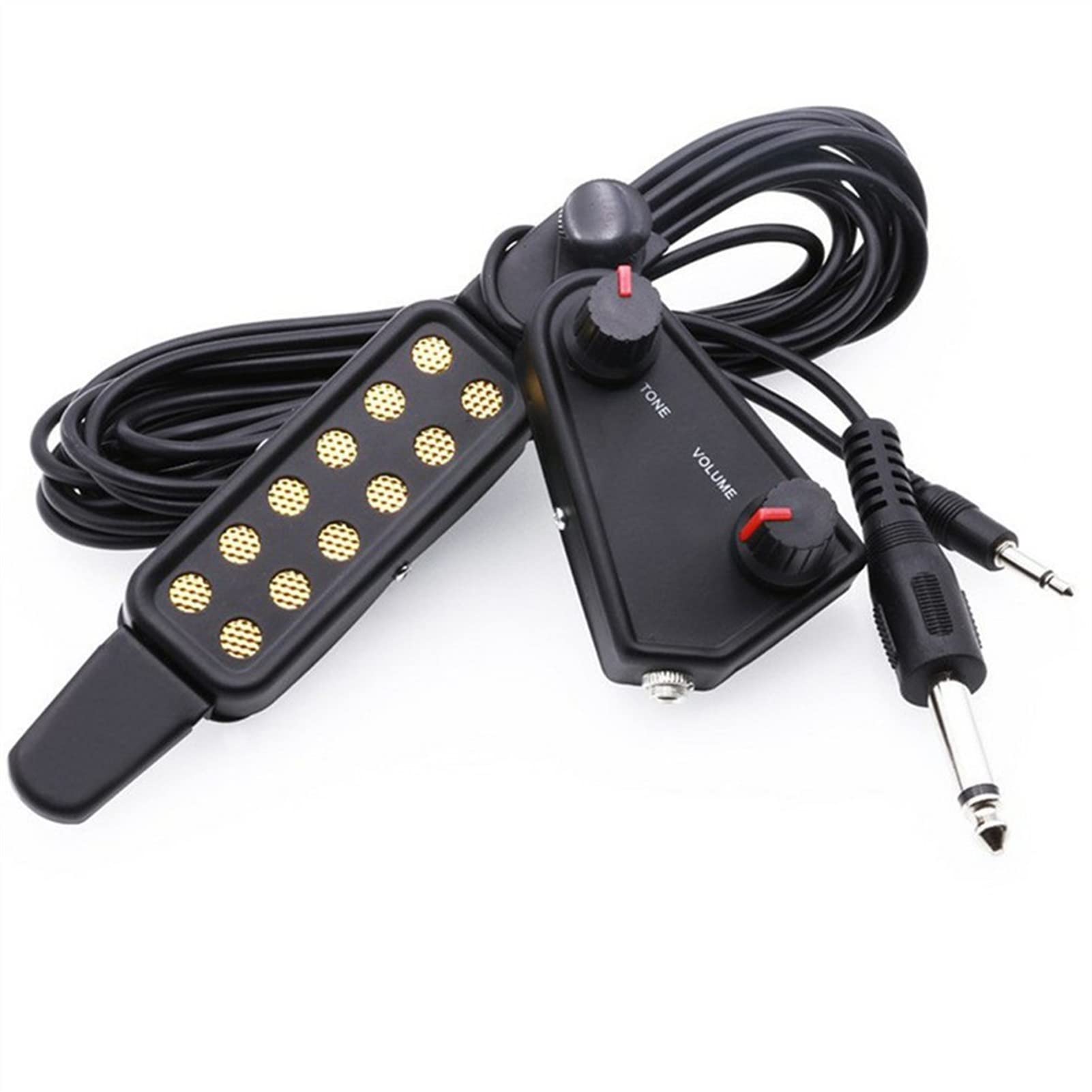 Tuner Gitara Akustyczna Dual Regulowany Pickup Eq. Akcesoria Do Instrumentów Muzycznych Gitarowych Przetworniki gitarowe