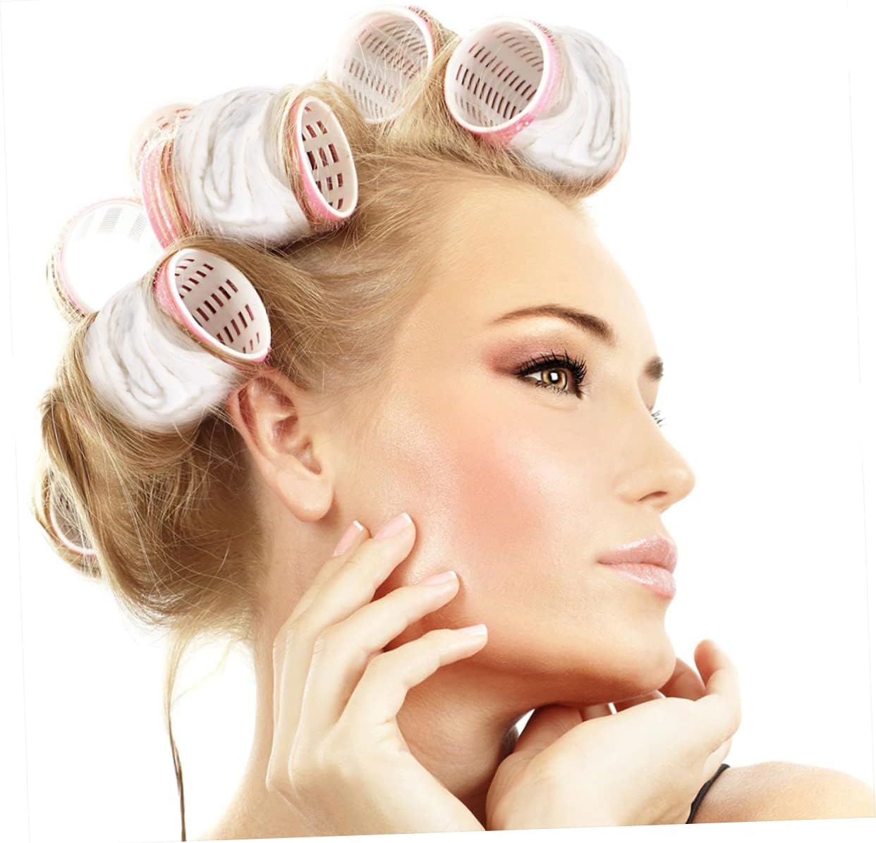 Housoutil 2bags Cotton Roll Beauty Coil Soft Cotton for Makeup Manicures and Hair Perms Bag for Salon and Home Use