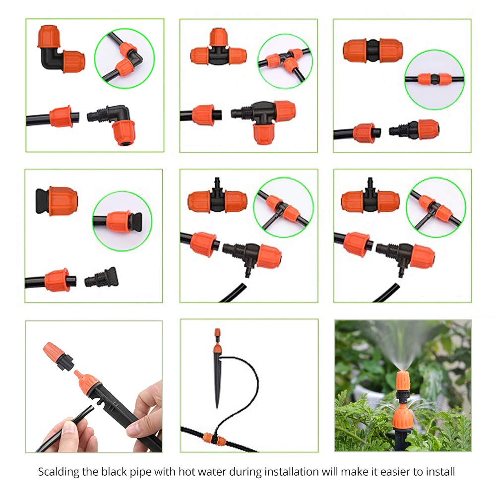 BENEXMART Wifi Automatico Giardino Acqua Timer Smart Phone Remote Garden Sistema di Irrigazione Elettronica Timer Controller Irrigatore (Per irrigazione a pioggia)