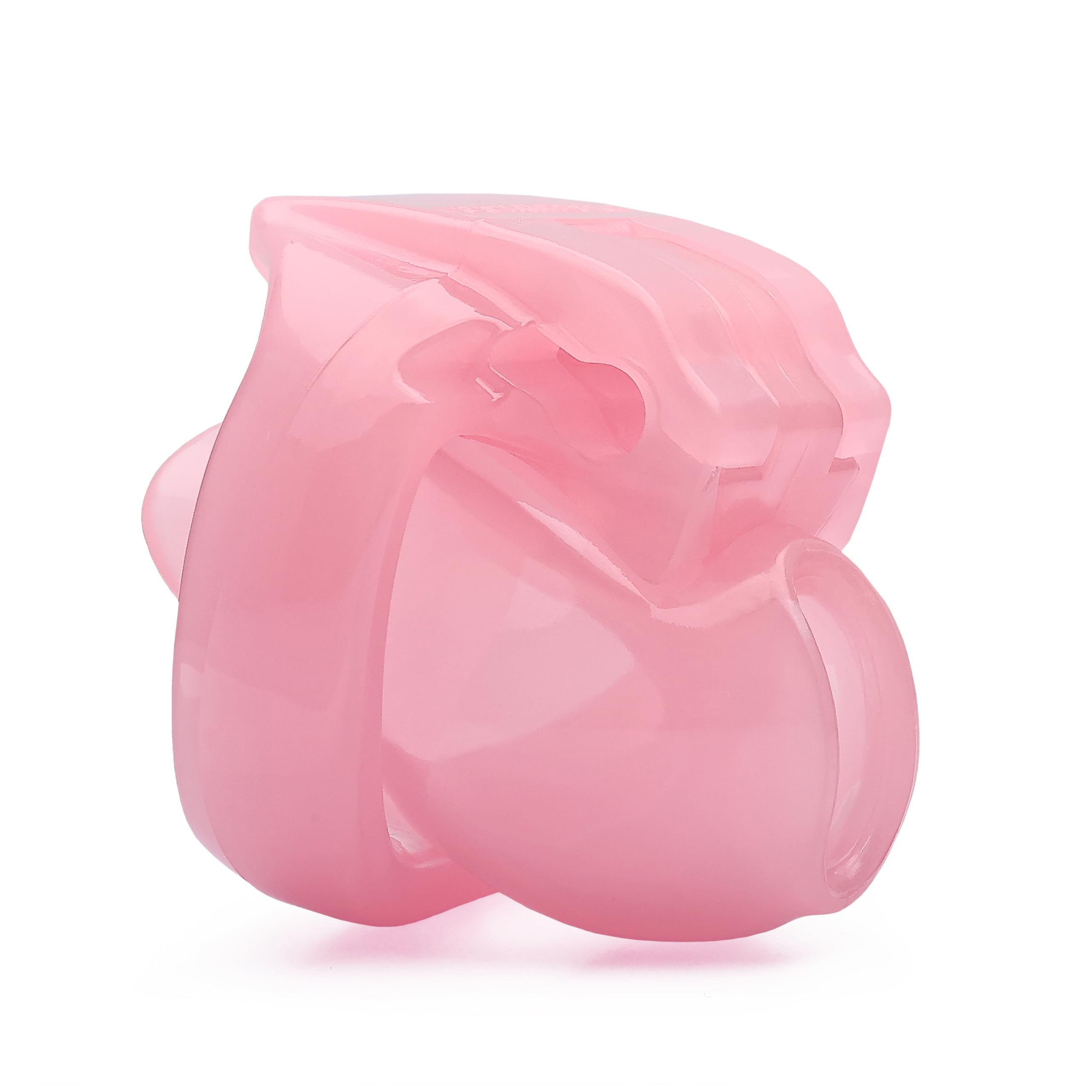 HT-V4 Chastity Cage for Men | 5 Adjustable Wide Rings &amp; 6 Colors | Beginner-Friendly | Adult Sex Toy with Sizing Guide (Pink, Nub)
