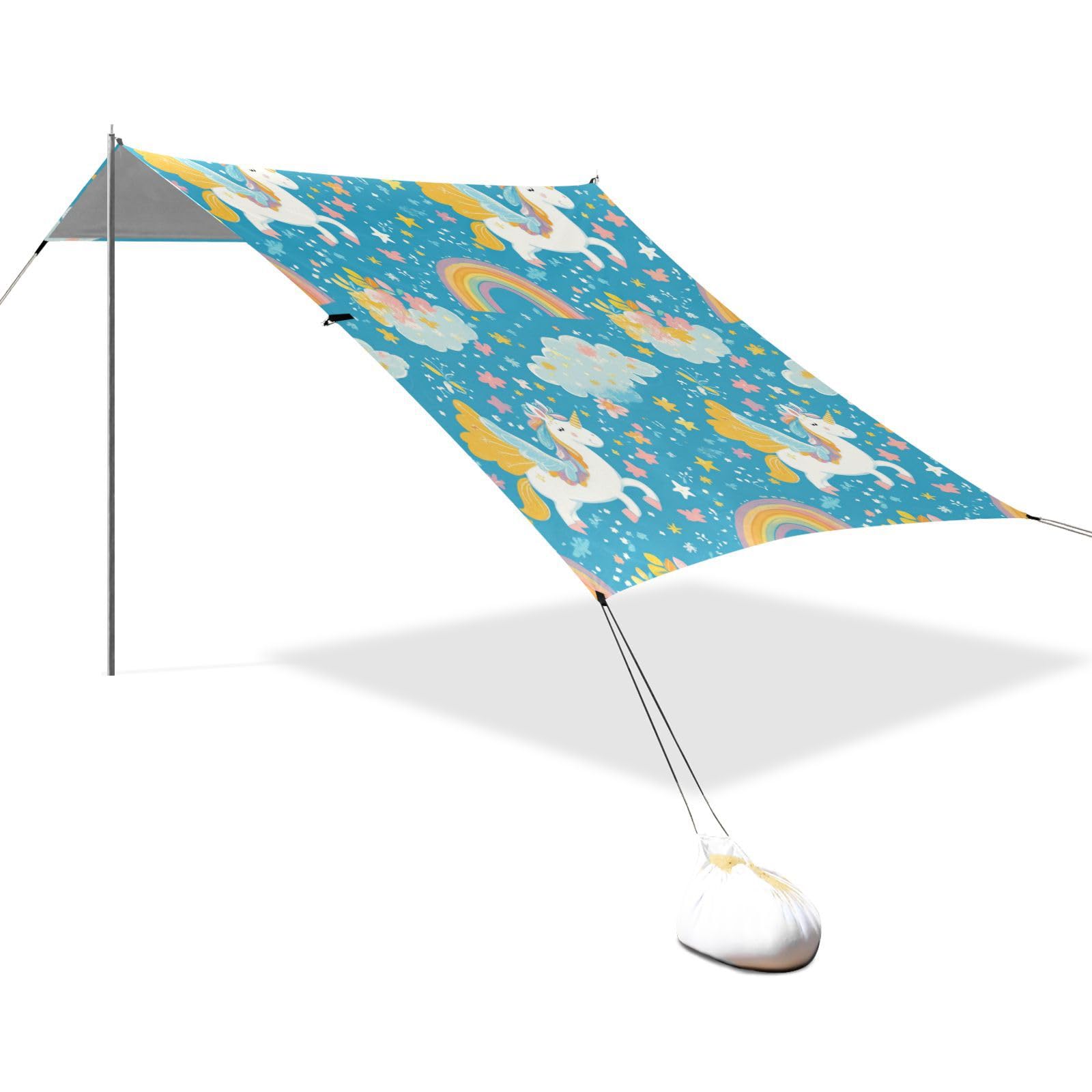 Tienda de playa UPF50 impermeable gran refugio solar infantil con palas y sacos de estabilidad