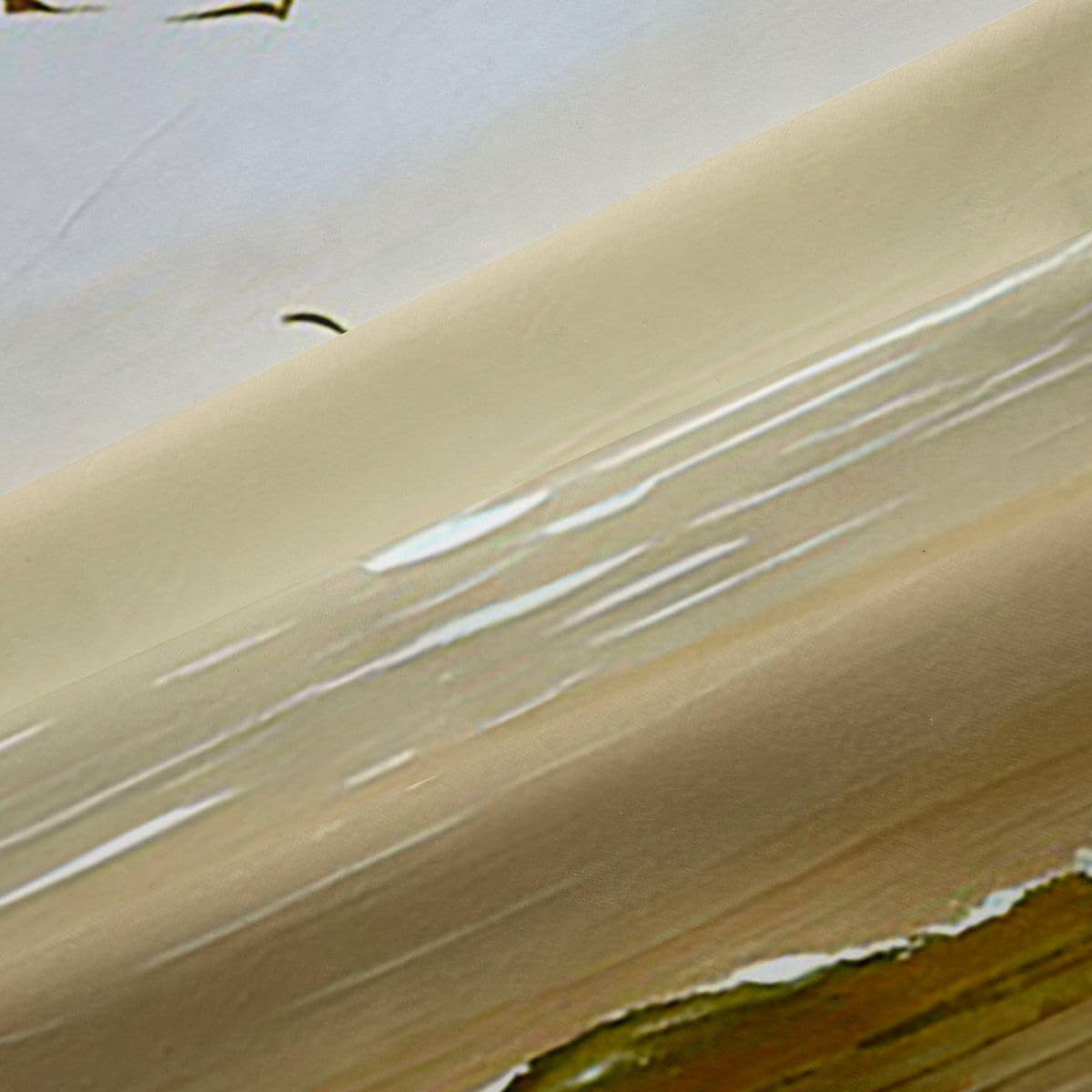 Homemissing Tende da spiaggia astratte gialle per camera da letto, pittura a olio oceano, oscuranti, tende oscuranti, onde marine, gabbiano, montagna, trattamenti, 2 pannelli 116 x 182 cm (larghezza x