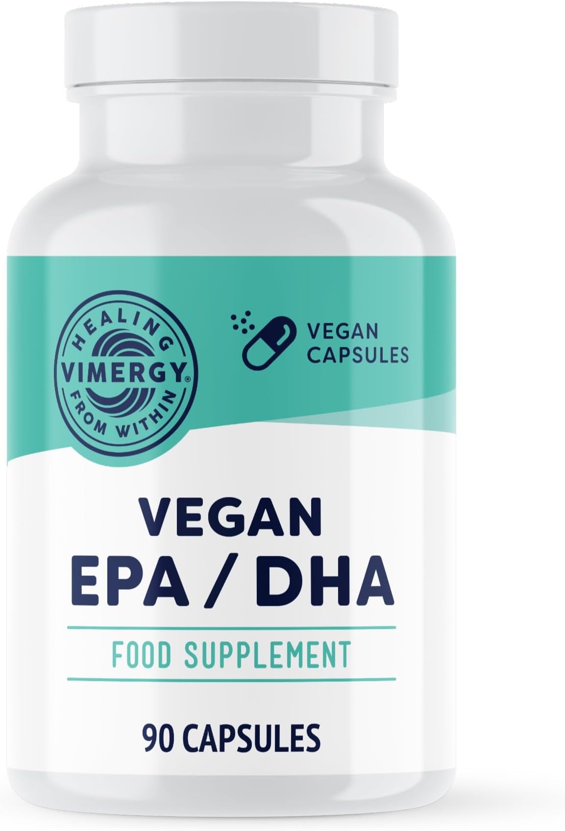 Vegan EPA DHA (30 Servings) – Algae Oil Omega 3 – EPA DHA – Omega-3 Oil - Vegan Omega 3 EPA DHA softgel Made Without Gelatin – Non-GMO, Gluten Free, Kosher (90 Count)