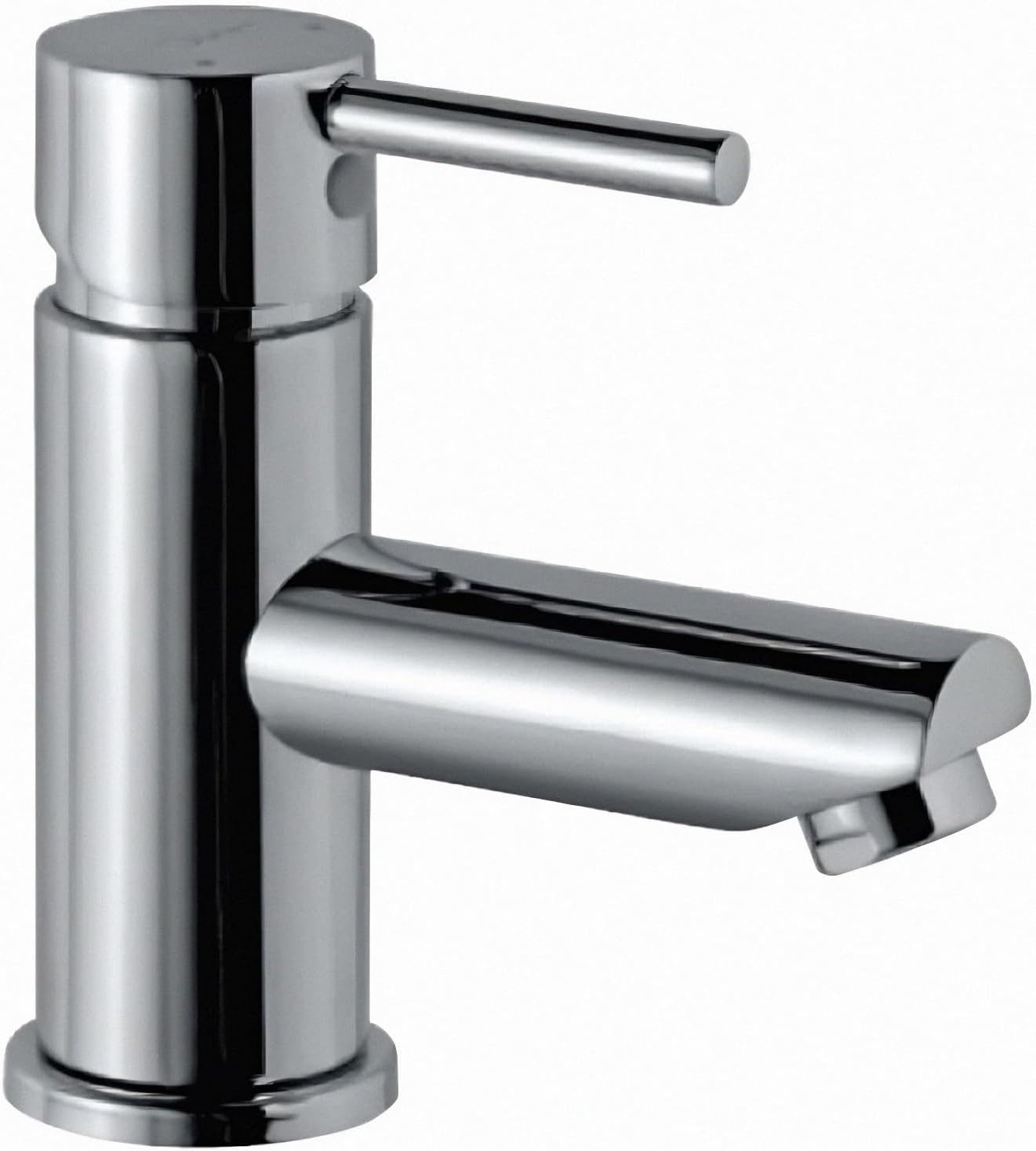 Florentine Series Table Mounted Regular HOT and Cold Basin Mixer/TAP (Chrome) | TOP Lever, Brass Body Water Tap/Faucet/Cock for Bathroom | FLP-CHR-5001BPM