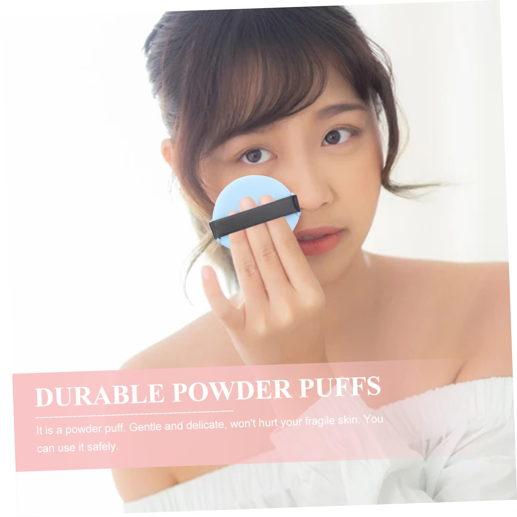WOFASHPURET Dual-purpose Makeup Powder Puff Sponge 4 Pack Make up Sponges for Dry Wet Application Soft Material for Comfort Easy to Cle