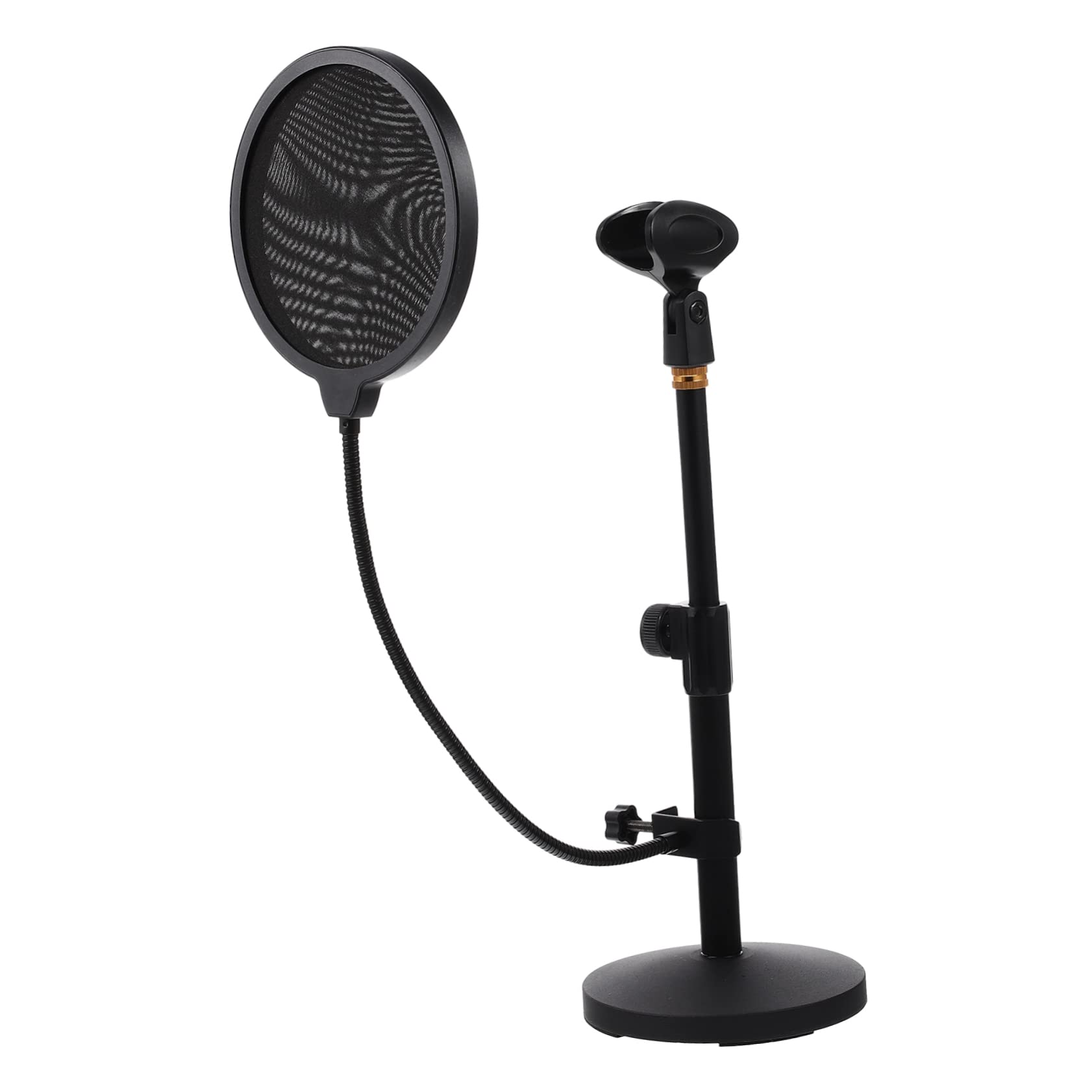 Mikikit Supporto Per Microfono Da Tavolo Con Filtro Antivibrazione Per Registrazioni Audio e Trasmissioni Radiofoniche