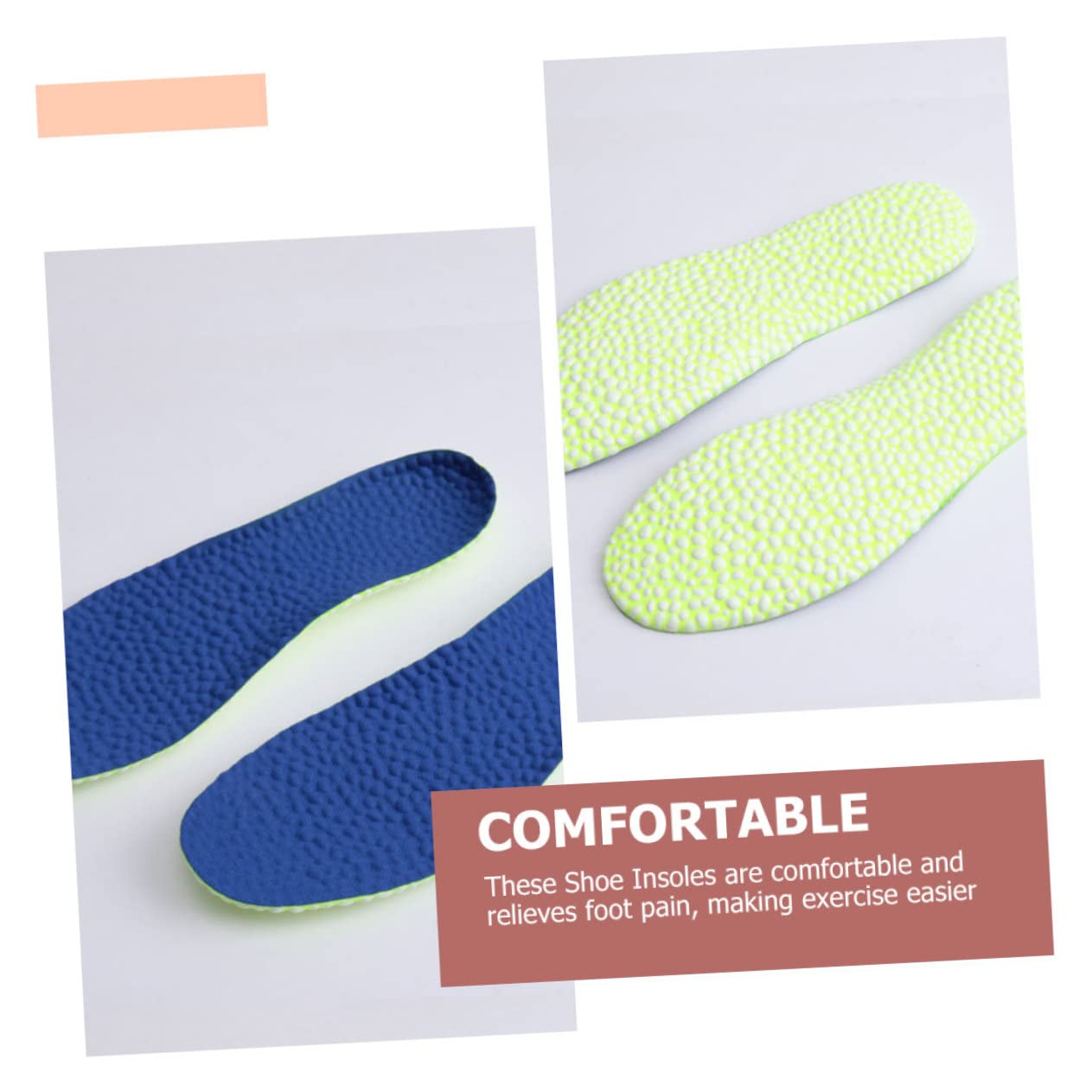 Healeved 5paare Atmungsaktive Sporteinlegesohlen Mit Massageeffekt Tpu Foaming Einlegesohlen Für Schweißabsorption Und Dämpfung Passend Für Sneakers