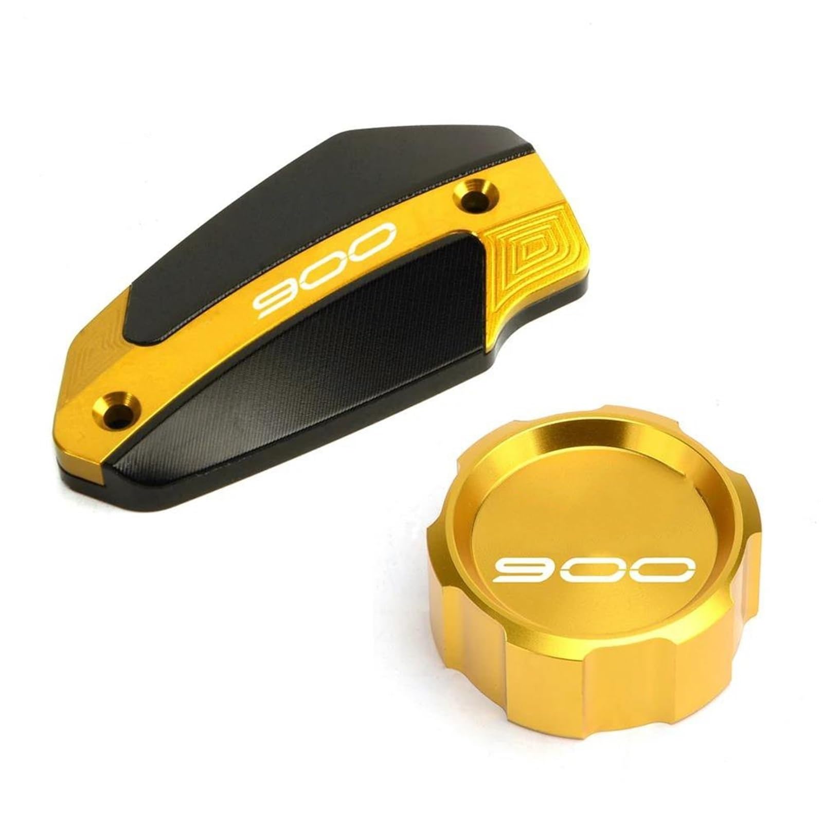 Tapa depósito líquido freno para Kawasaki Z900 (2017-2021) delantera y trasera color oro 7