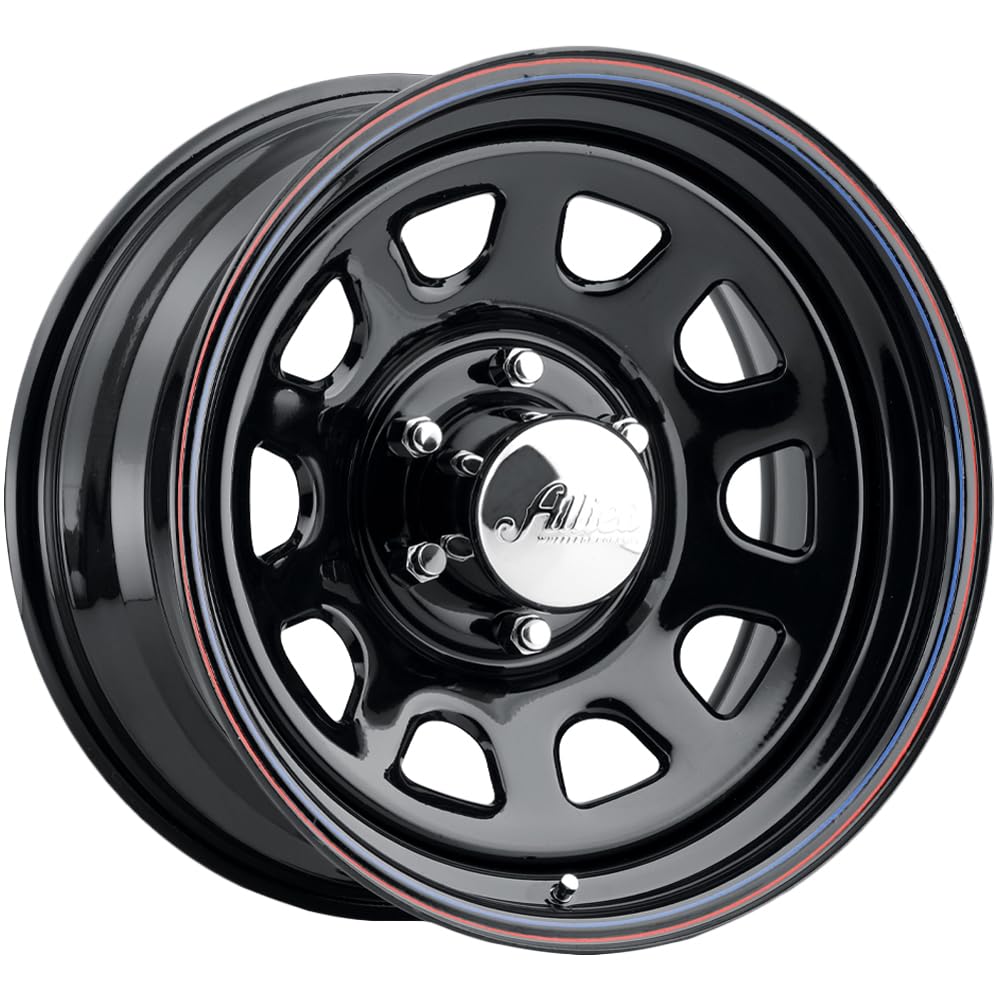 Daytona Black 15×7 PCD127 Amazon.com: Allied Wheel 52B Black Daytona 15X7 5X4.5, 3.75