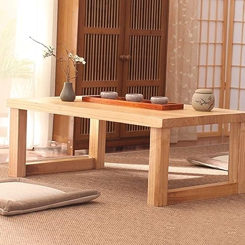 Miniatura 8 de Mesa de Centro Solid Wood Coffee Table Creative Bay Window Tea Table Japanese Tatami Low Table Balcony Computer Desk Center Cocktail