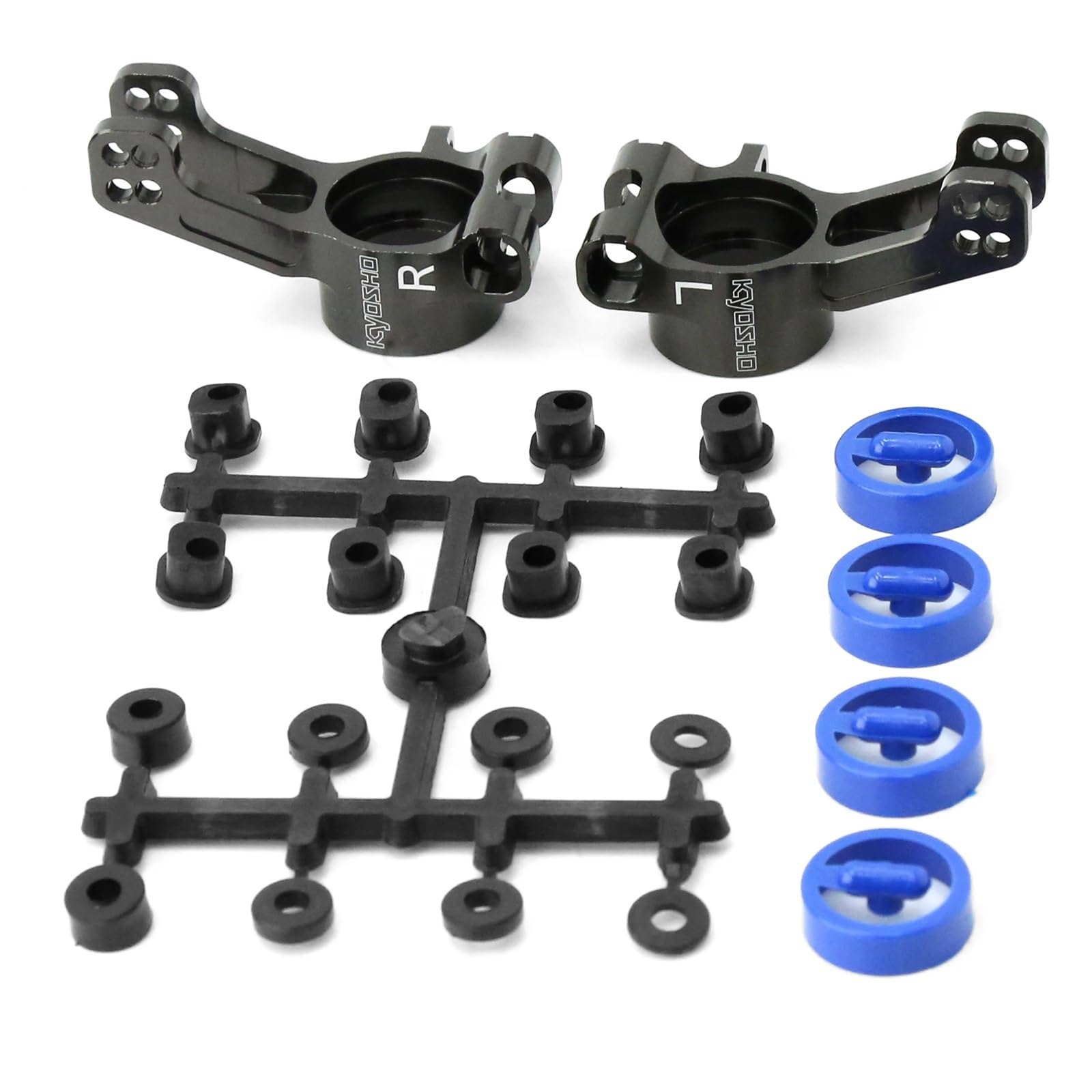 Per Kyosho Per MP10 1/8 2 Pezzi Supporto Mozzo Posteriore In Metallo IFW608 RC Auto Riparazione Modifica Decora Aggiorna Parti Accessori Parti per auto RC