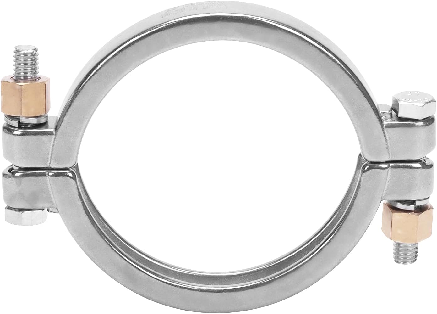 DERNORD Sanitary Clamp High Pressure Bolted Tri Clamp Clover Stainless Steel 304 (Tri-clamp: 3.5 Inch)
