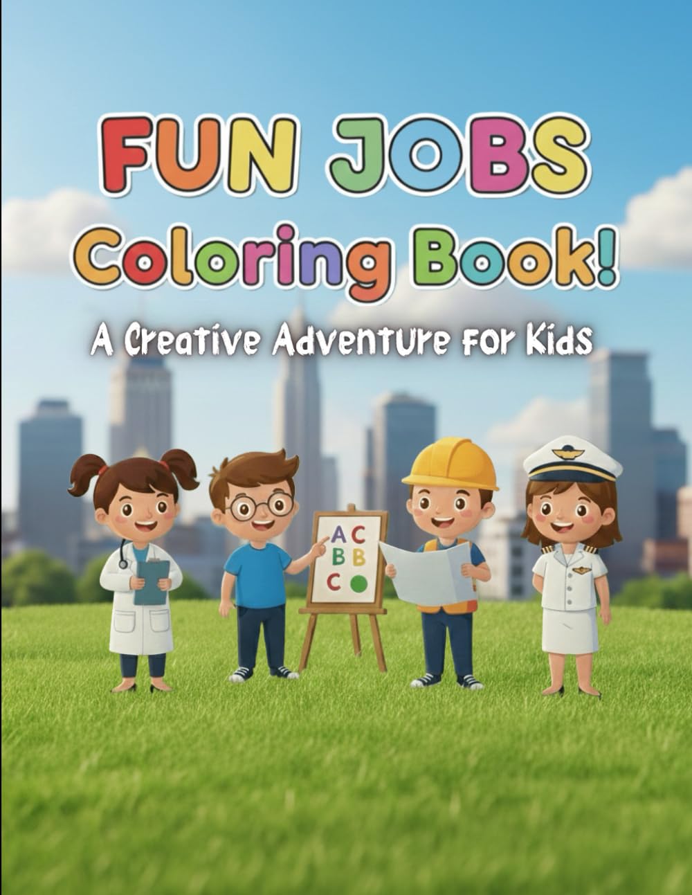 FUN JOBS Coloring Book!: A Creative Adventure for Kids