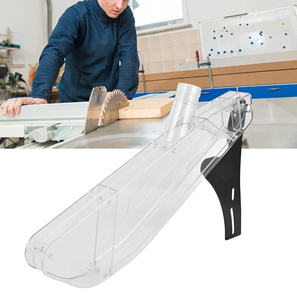 Yabound Table Saw Protective Cover, Table Saw Guard, 410in Acrylic Table Saw Protective Cover Protection Case Blade Guard for Woodworking