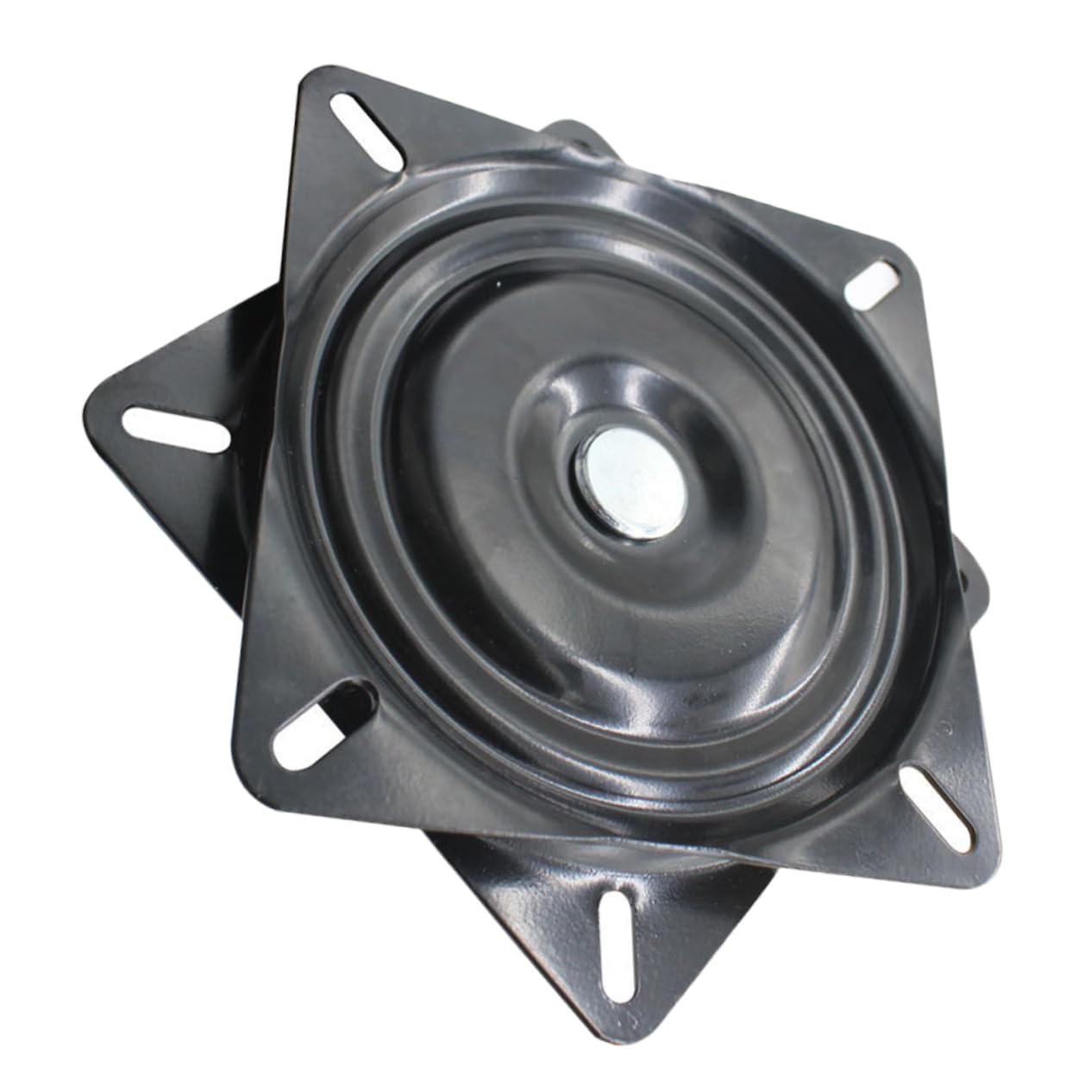 Plateau Tournant 20 Cm pour Meuble en Métal Robuste, Mécanisme Pivotant 360° Roulement Intégré, Adapté pour Fauteuils, Sièges de Bateau et Tabourets de Bar, Remplacement Pratique