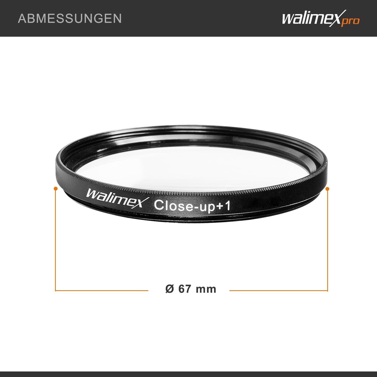 Walimex Set 4X Close up Makrolinsen/Nahlinsen - für 67 mm Gewinde - inkl. +1/+2/+4/+10 Dioptrien - Kamera Foto Zubehör für Makrofotografie Macro Shots Makro Objektiv