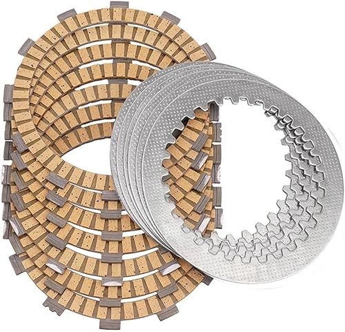 Miniatura 4 de IVYARD Motorcycle Clutch Friction Plates & Steel Plate Kit for Yamaha XT660R XT660X 25KW XT660Z Tenere XVS650 Drag Star MT03 MT-03 (Color  Bakelite