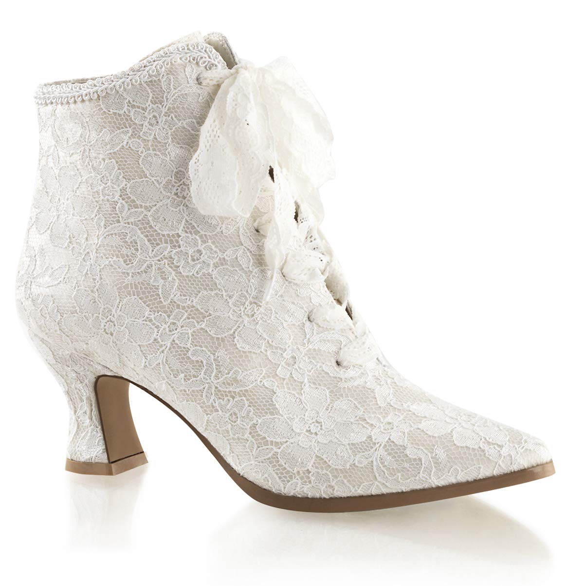 Fabulicious VICTORIAN-30 Ivory Satin-Lace