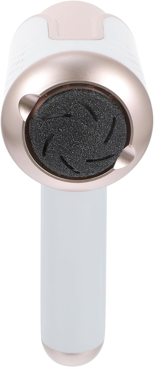 Electric Foot Callus Remover Pedicure Tool Household Feet Care Device Dead Skin Grinder for Rough Skin Removal White for Home Use