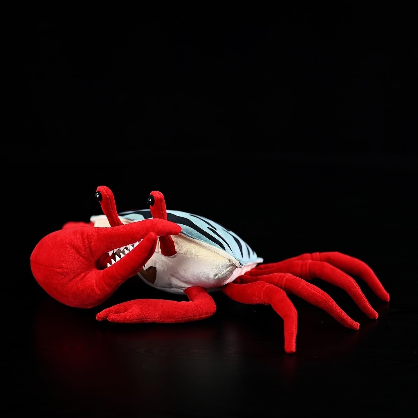 Simpatico granchio violinista peluche farcito rosso bambola