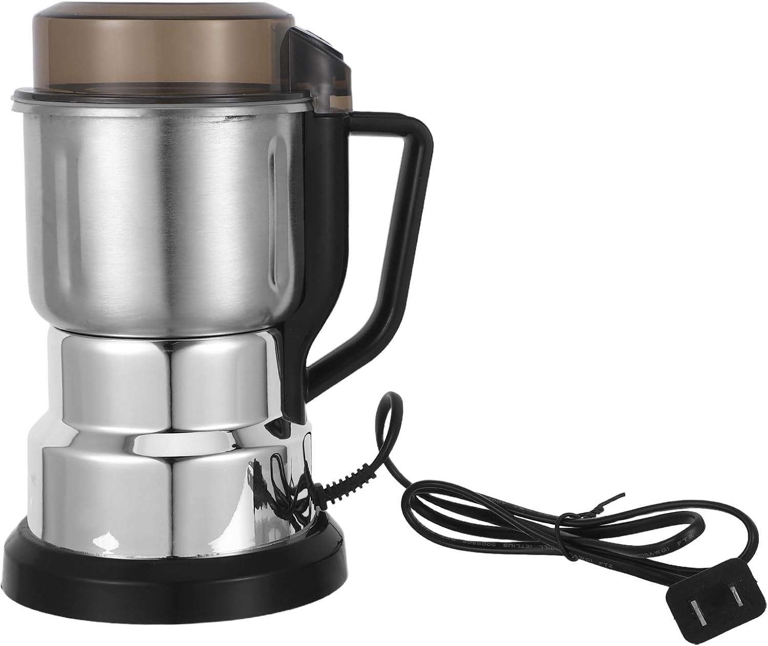 Generic Mini Coffee Grinder 8 Blade Electric Bean Grinder for Espresso Drip Brewing – Small Flour Cereals Grain Mill – Portable Pulverizer for