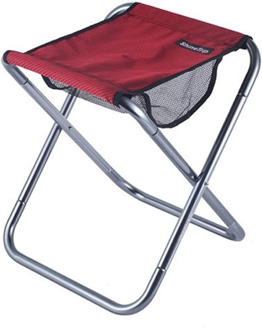 Camping Stool Folding Stool with Carry Bag Aluminum-Alloy Bracket Lightweight Fishing Outdoors Travel