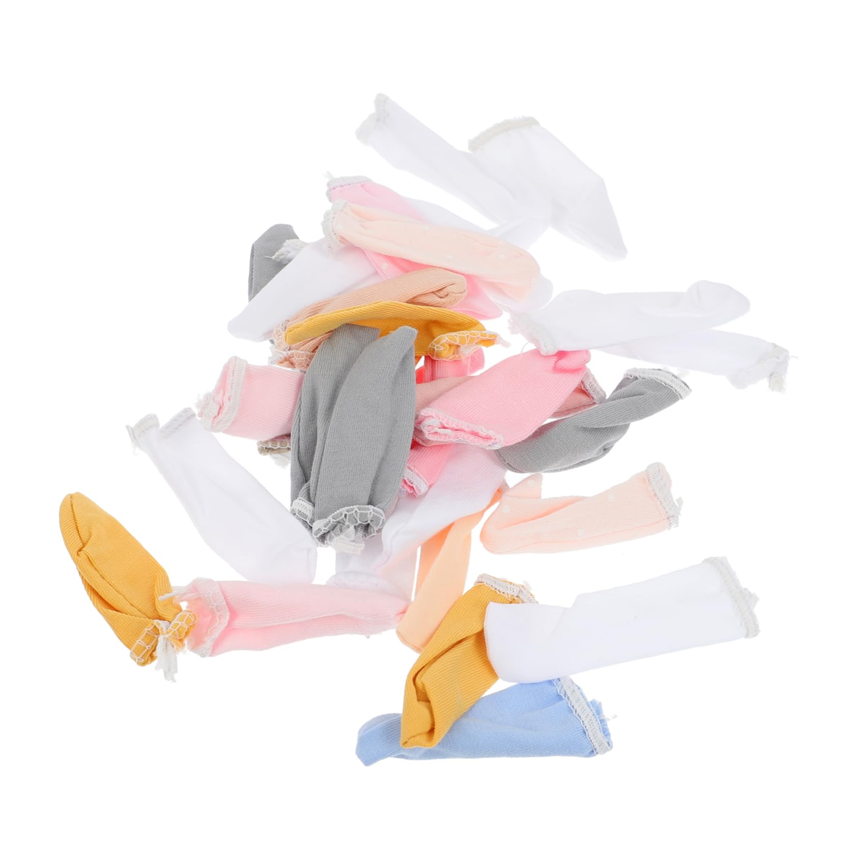 minkissy 30pcs Finger Cots Cotton Thumb Guards Fingertips Cushion Thumb Cot Finger Protector Finger Toe Sleeves Fingertips Protector Cotton Finger Caps Fingertips Cots Pure Cotton