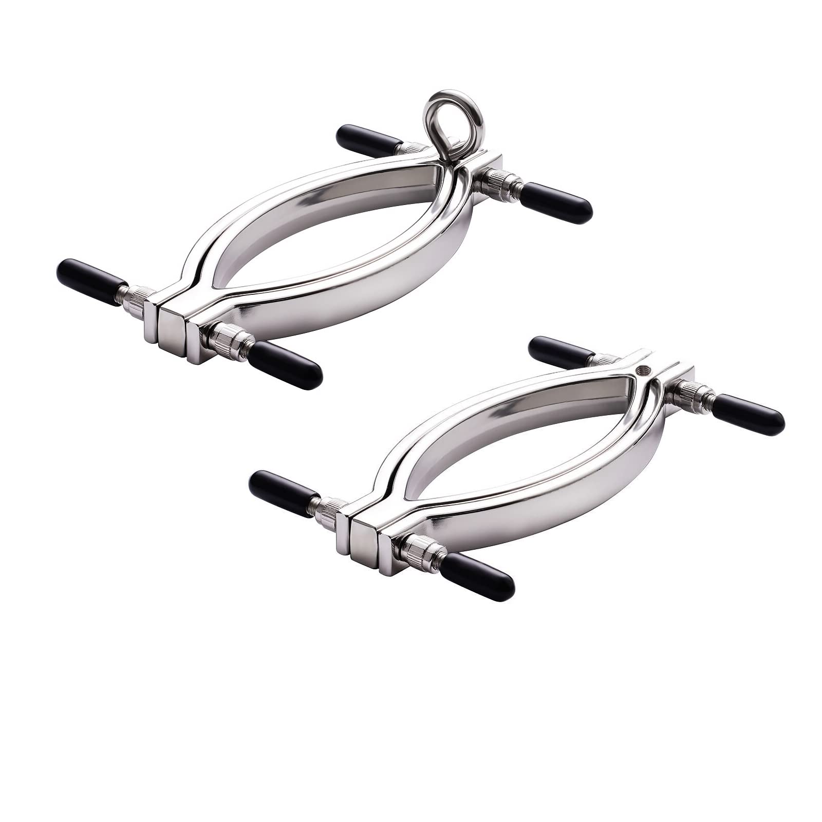 Labia Vaginal Clip Labia Fetiche Clips Con Cadena de Metal Labia Spreader Dilatador Vaginal G-Spot Sextoy Extreme Erotic SM Sextoy